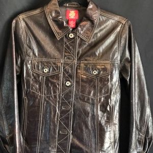 Gap vintage brown leather jacket. Rare